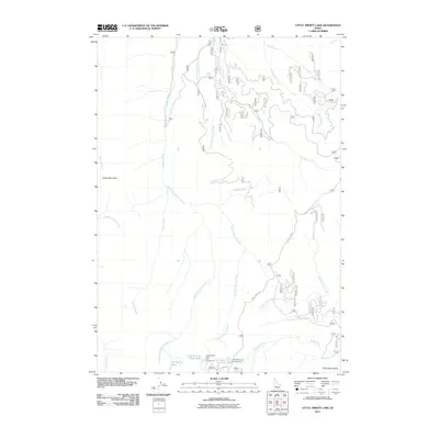 2011 Map of Little Trinity Lake, 2011 Print