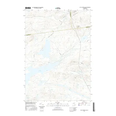 2016 Map of Little Tupper Lake, 2016 Print