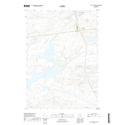 2019 Map of Little Tupper Lake, 2019 Print