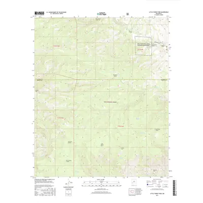 2017 Map of Little Turkey Park, 2017 Print