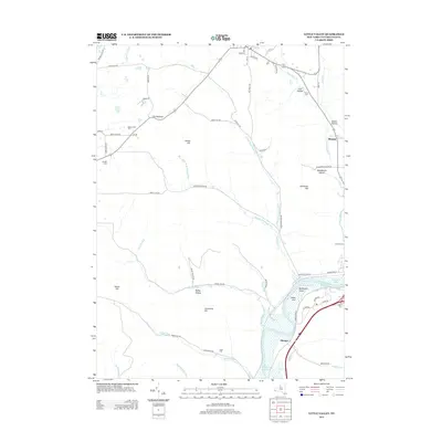 2013 Map of Little Valley, 2013 Print