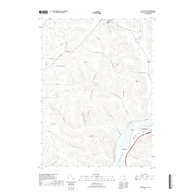 2019 Map of Little Valley, 2019 Print