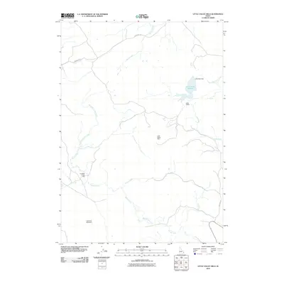 2010 Map of Little Valley Hills, 2010 Print