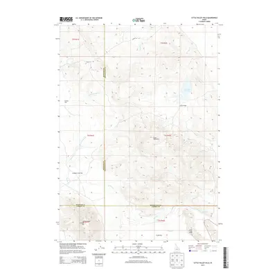 2013 Map of Little Valley Hills, 2013 Print