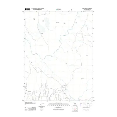 2012 Map of Little Valley, 2012 Print