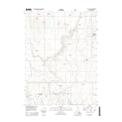 2015 Map of Little Valley, 2015 Print