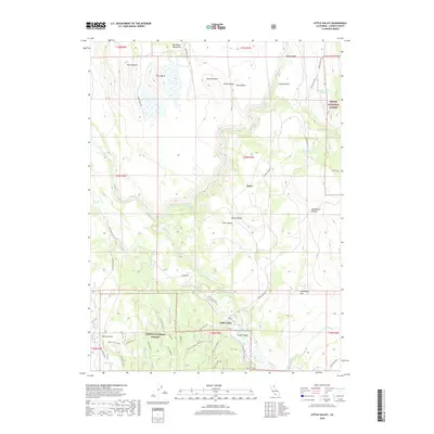 2018 Map of Little Valley, 2018 Print