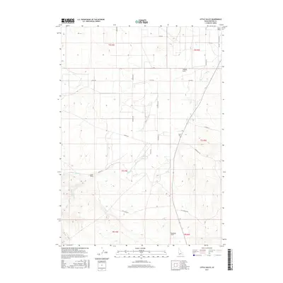 2017 Map of Little Valley, 2017 Print