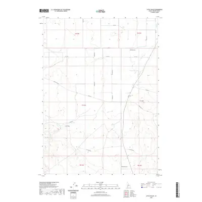2020 Map of Little Valley, 2020 Print