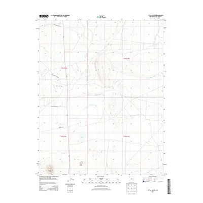 2013 Map of Little Water, 2013 Print