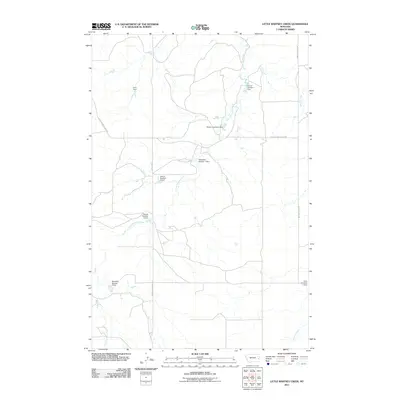 2011 Map of Little Whitney Creek, 2011 Print