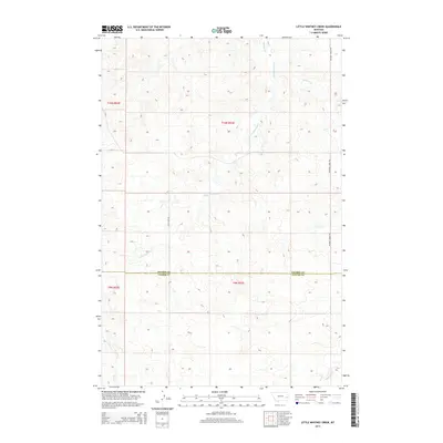 2014 Map of Little Whitney Creek, 2014 Print