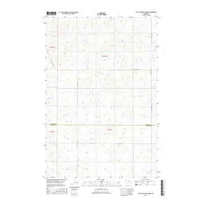2017 Map of Little Whitney Creek, 2017 Print