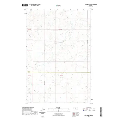 2020 Map of Little Whitney Creek, 2020 Print
