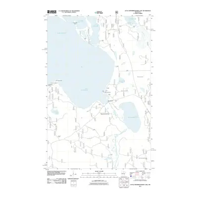 2011 Map of Little Winnibigoshish Lake, 2011 Print