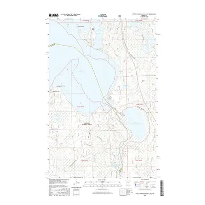 2016 Map of Little Winnibigoshish Lake, 2016 Print