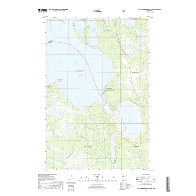 2019 Map of Little Winnibigoshish Lake, 2019 Print