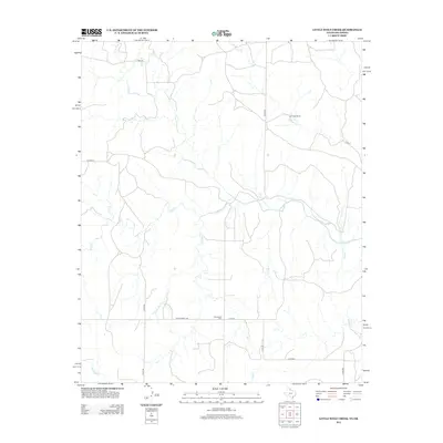 2012 Map of Little Wolf Creek, 2012 Print
