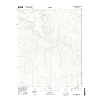 2016 Map of Little Wolf Creek, 2016 Print