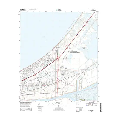 2015 Map of Little Woods, 2015 Print