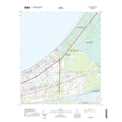2018 Map of Little Woods, 2018 Print