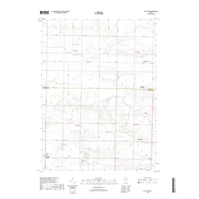 2018 Map of Little York, 2018 Print
