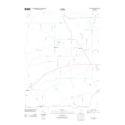 2013 Map of Little York, 2013 Print