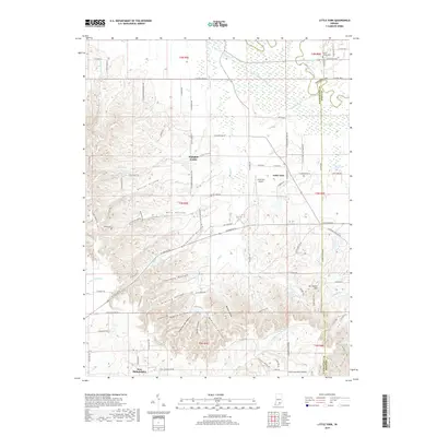 2019 Map of Little York, 2019 Print
