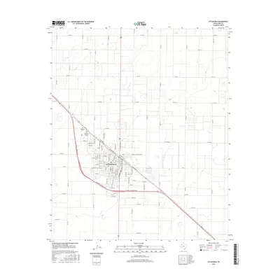 2016 Map of Littlefield, 2016 Print