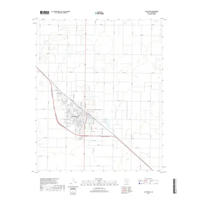 2019 Map of Littlefield, 2019 Print
