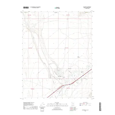 2018 Map of Littlefield, 2018 Print