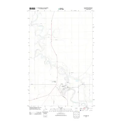 2013 Map of Littlefork, 2013 Print
