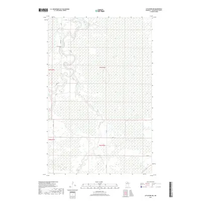 2019 Map of Littlefork NW, 2019 Print