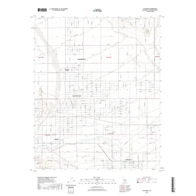 2018 Map of Littlerock, 2018 Print