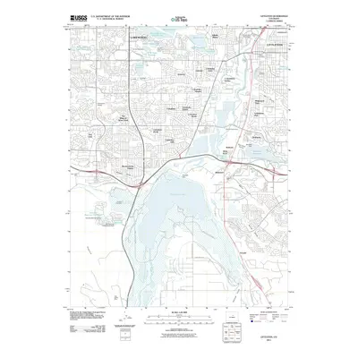 2011 Map of Littleton, 2011 Print