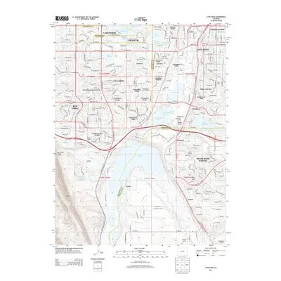 2013 Map of Littleton, 2013 Print
