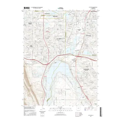 2016 Map of Littleton, 2016 Print
