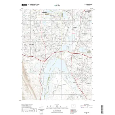 2019 Map of Littleton, 2019 Print