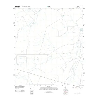 2013 Map of Live Oak Creek, 2013 Print