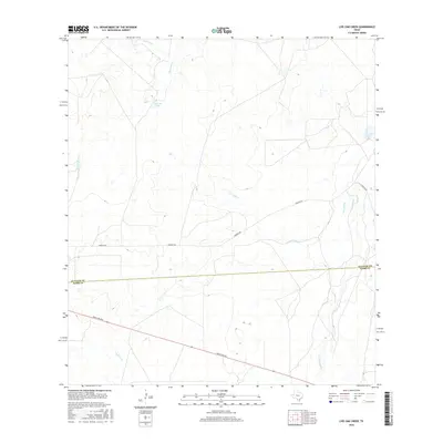2016 Map of Live Oak Creek, 2016 Print