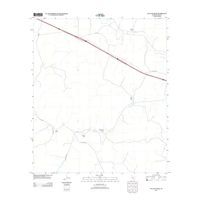 2012 Map of Live Oak Draw, 2012 Print