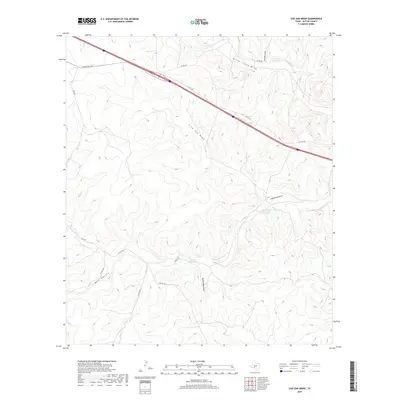 2019 Map of Live Oak Draw, 2019 Print
