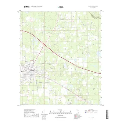 2018 Map of Live Oak East, 2018 Print