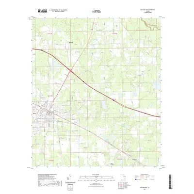 2021 Map of Live Oak East, 2021 Print