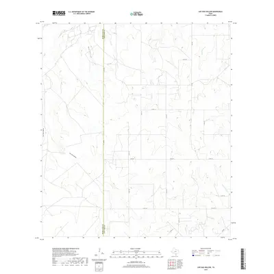 2019 Map of Live Oak Hollow, 2019 Print
