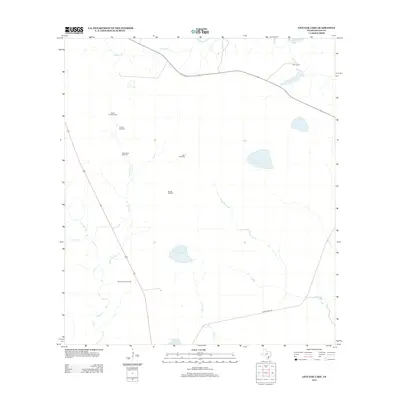 2013 Map of Live Oak Lake, 2013 Print
