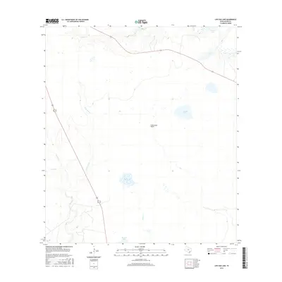 2016 Map of Live Oak Lake, 2016 Print