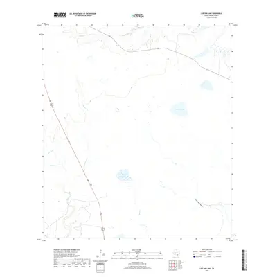2019 Map of Live Oak Lake, 2019 Print