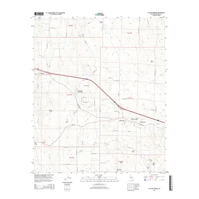 2015 Map of Live Oak Springs, 2015 Print