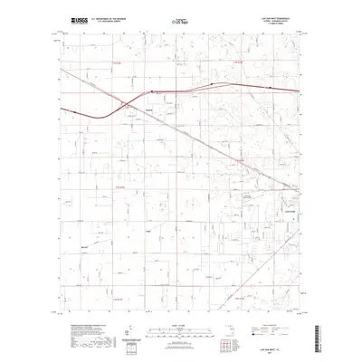 2021 Map of Live Oak West, 2021 Print